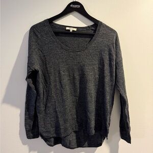 Madewell Charcoal Long Sleeve Women's Top